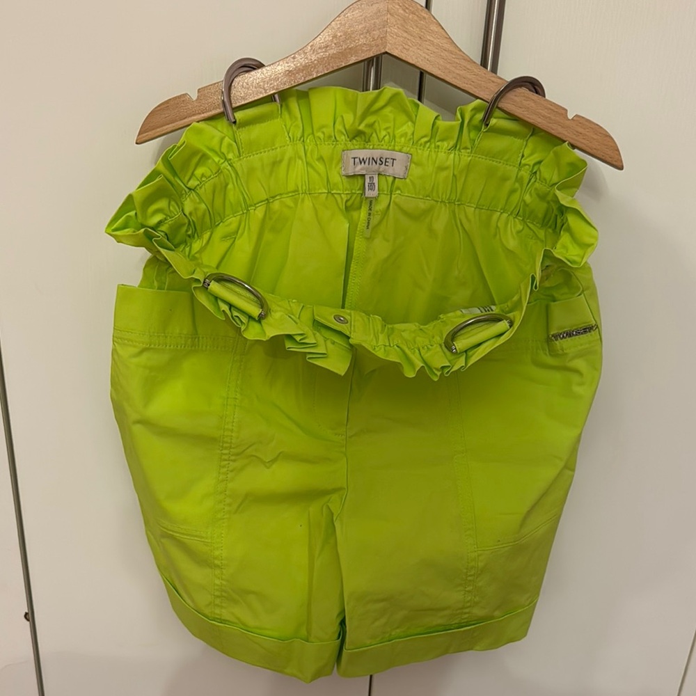 Twin-Set Girls Green Shorts